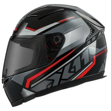 Capacete X11 Volt Dash Preto/Vermelho Tamanho 58