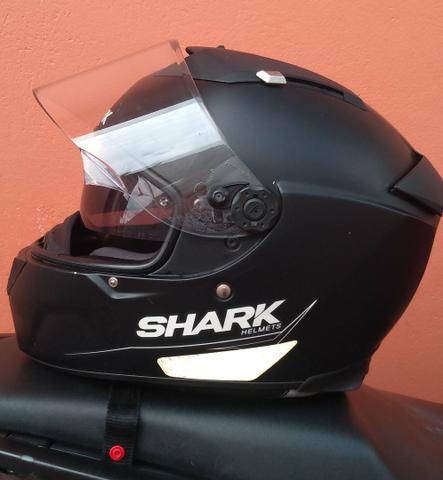 Capacete shark speed r tamanho 56 capacete de pista em fibra de carbono