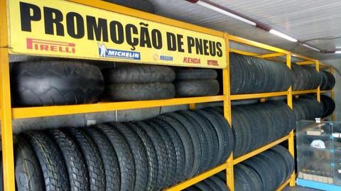 Promoção de pneus para motos várias medidas