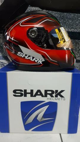 Capacete Shark S700 Novo Piloto Sylvain Guintoli moto GP