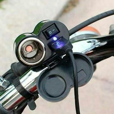 Carregador de celular para moto