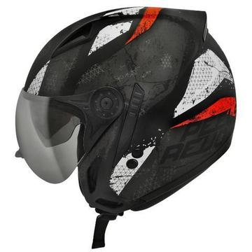 Capacete Peels Mirage Revo - Preto e Vermelho