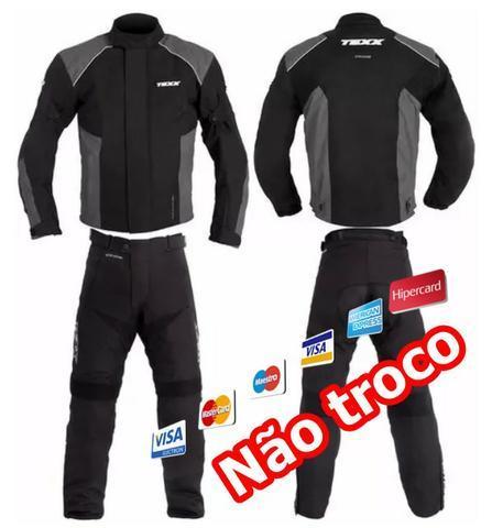 Conjunto EPI moto / kit jaqueta e calça Texx Strike / Novo com NF / Tam.: M / 38