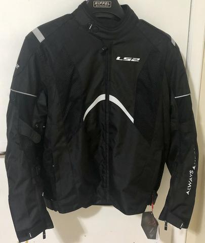 Ls2 Jaqueta Motociclista Teide Preto - Impermeavel