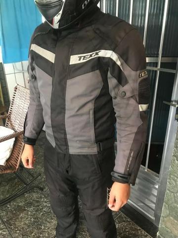 Conjunto Texx motociclista jaqueta + calça modelo falcon evolution