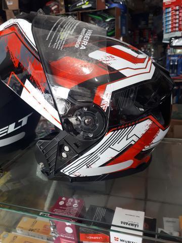 Capacete Helt duas viseiras