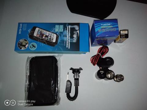 Kit motoboy capa + carregador confira