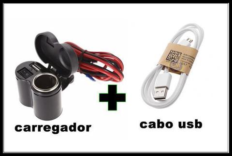 Carregador de celular para moto