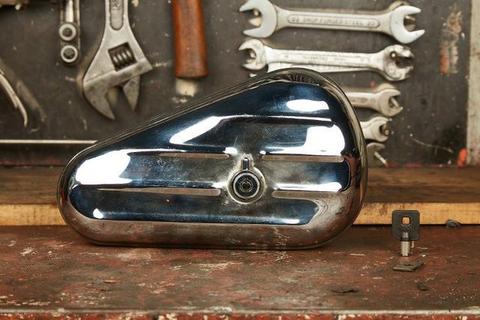 Caixa de ferramenta lateral da Harley Davidson original, raridade