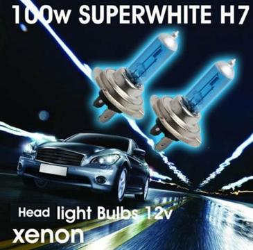 Lâmpada halogêna 12V H7 Efeito Xenon