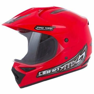 Capacete Pro Tork Liberty MX Vision Vermelho