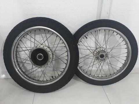 Rodas risada com pneu Fan 150