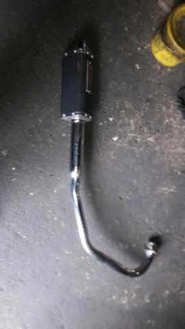 Vendo escapamento fortuna para cg 99 ate fan 125 ano 2008