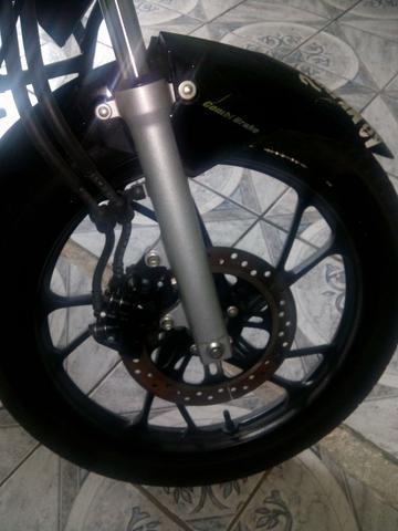 Par de rodas de liga com pneu original honda cg 160 2018