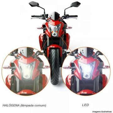 Lâmpada Super Led H7 8000k 35w 12v Luz Branca Farol Moto