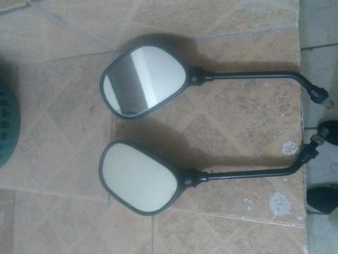 Par de retrovisor original YBR e Fazer