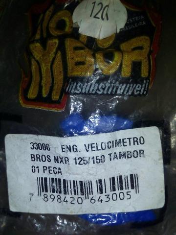 Engrenagem velocímetro Bros 125/150 tambor