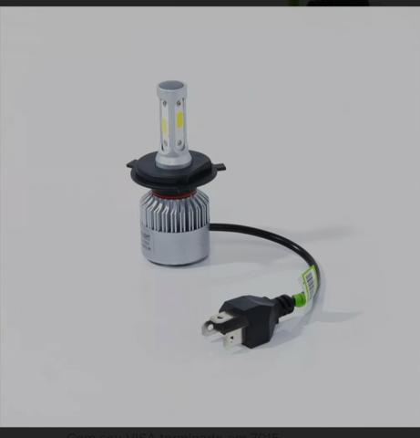 Led farol carro e moto modelo h4 (três pinos) ,sem necessidade de reator