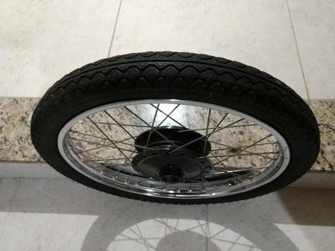 Roda dianteira da Yamaha Crypton