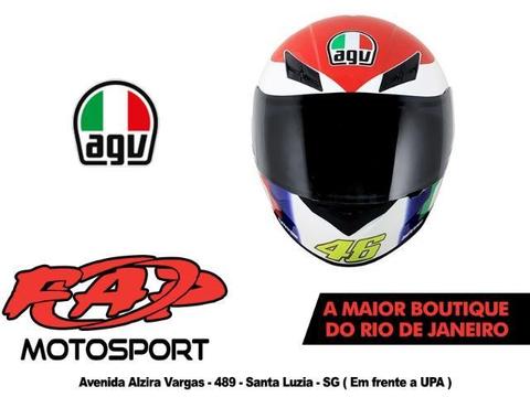 Capacete Moto AGV K-3 Valentino Heart