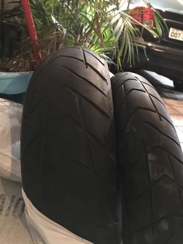 Pneus scorpion trail 120/70 ZR17 e 180/55 ZR17