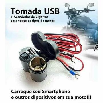 Tomada usb para motos/carregador de celular