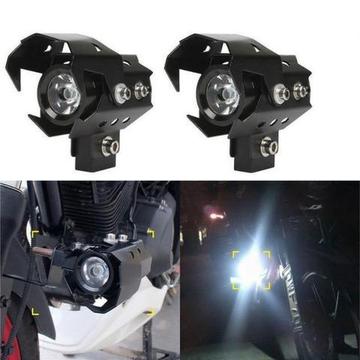 Farol de Milha Auxiliar para Motos e Carros 125W U8