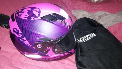 Capacete utilizado apenas uma vez LS2 Tam 56