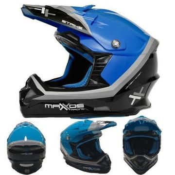 Capacete Mattos Racing - MX Pro Strike - azul