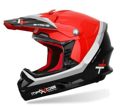 Capacete Mattos Racing - MX Pro Strike - vermelho