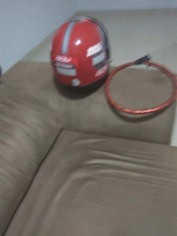 Capacete + tranca