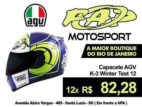 Capacete Moto AGV K-3 Winter Test 12