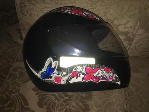 Capacete moto preto Liberty Four 56