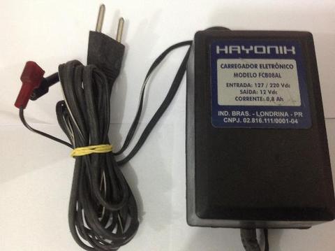 Carregador 12v bivolt para bateria selada e bateria de moto