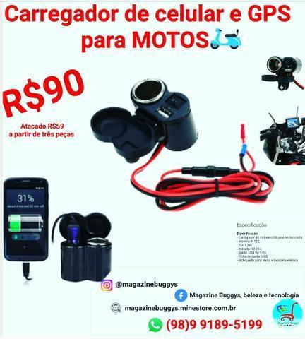 Carregador de celular para motos