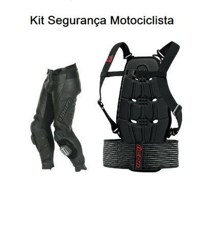 Calça Couro Proteção Moto Saboneteira Shift - Kawasaki, Ninja, Srad, BMW, Suzuki, Hornet