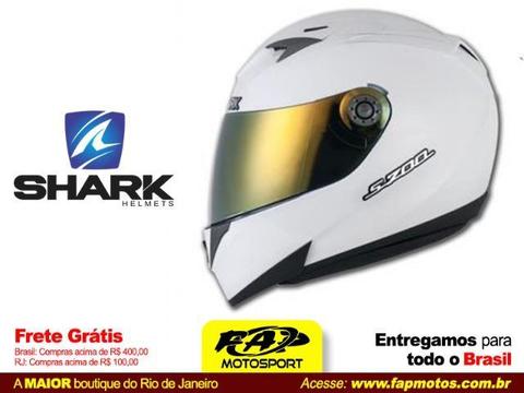 Capacete Moto Shark S700 Prime Whu / Frete Grátis Brasil