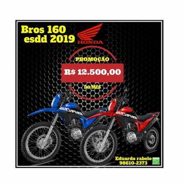 Bros 160 esdd honda PROMOCAO À VISTA - 2019