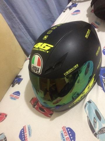 Capacete k-3 AGV 46 project V rossi