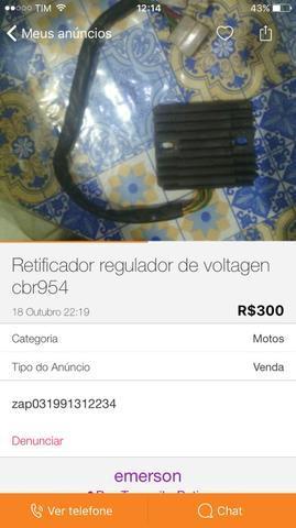 Retificador cbr 954