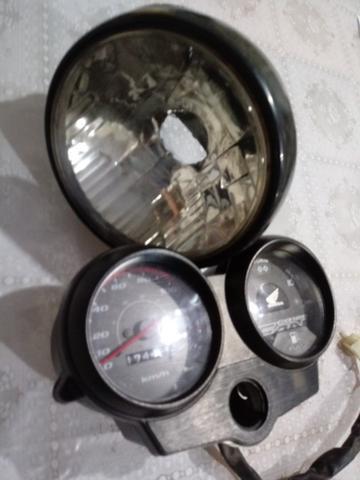 Painel e farol fan 125