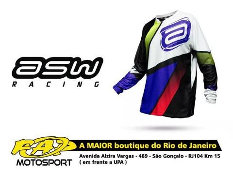 Camisa Motocross Asw Image Discover 18 Roxo