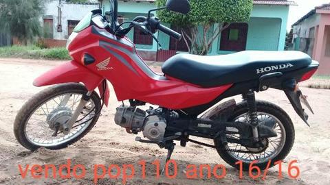 Pop 110 16/16 negocio em carro - 2016