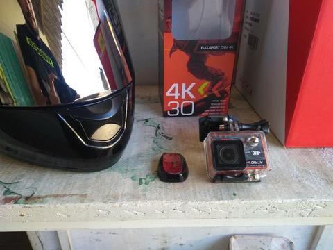 Kit MotoVlog(Capacete+Câmera)