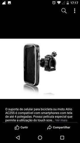 Suporte celular gps para moto ou bike