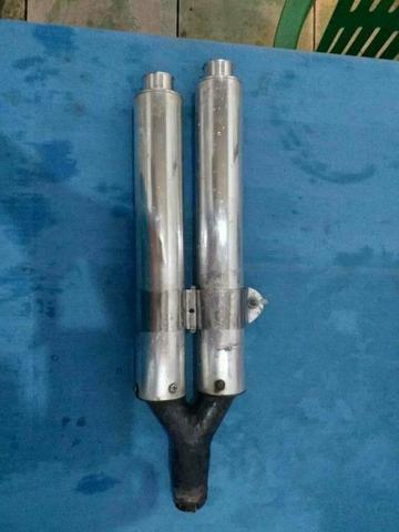 Escapamento 2 cano - 2018