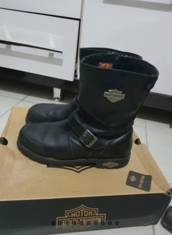 Bota Harley Davidson de couro 43/44