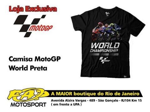 Camisa Oficial MotoGP World Preta