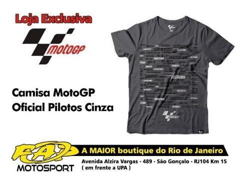 Camisa MotoGP Oficial Pilotos Cinza