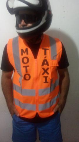 Colete Moto Táxi na Promoção - Aceito Cartão